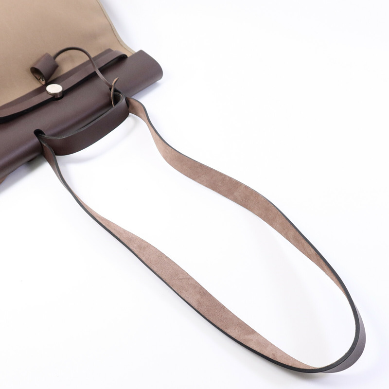 HERMES 帆布Herbag GM手挽肩背兩用袋Etoupe-8