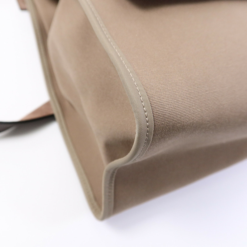 HERMES 帆布Herbag GM手挽肩背兩用袋Etoupe-13