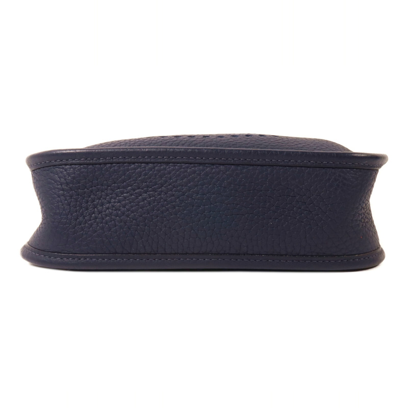 HERMES Clemence皮革Evelyne TPM肩背袋Bleu Nuit-3