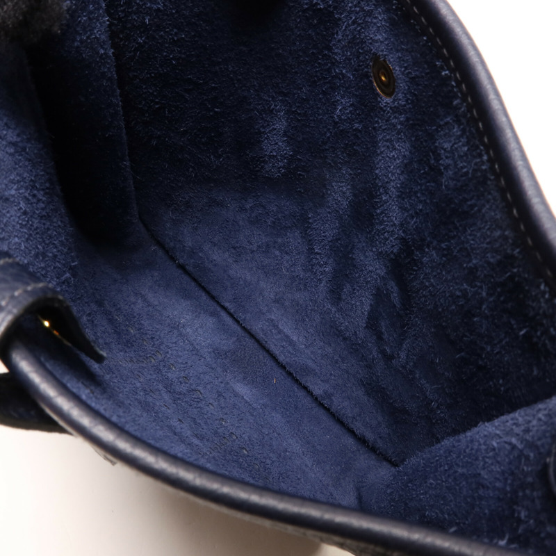 HERMES Clemence皮革Evelyne TPM肩背袋Bleu Nuit-4