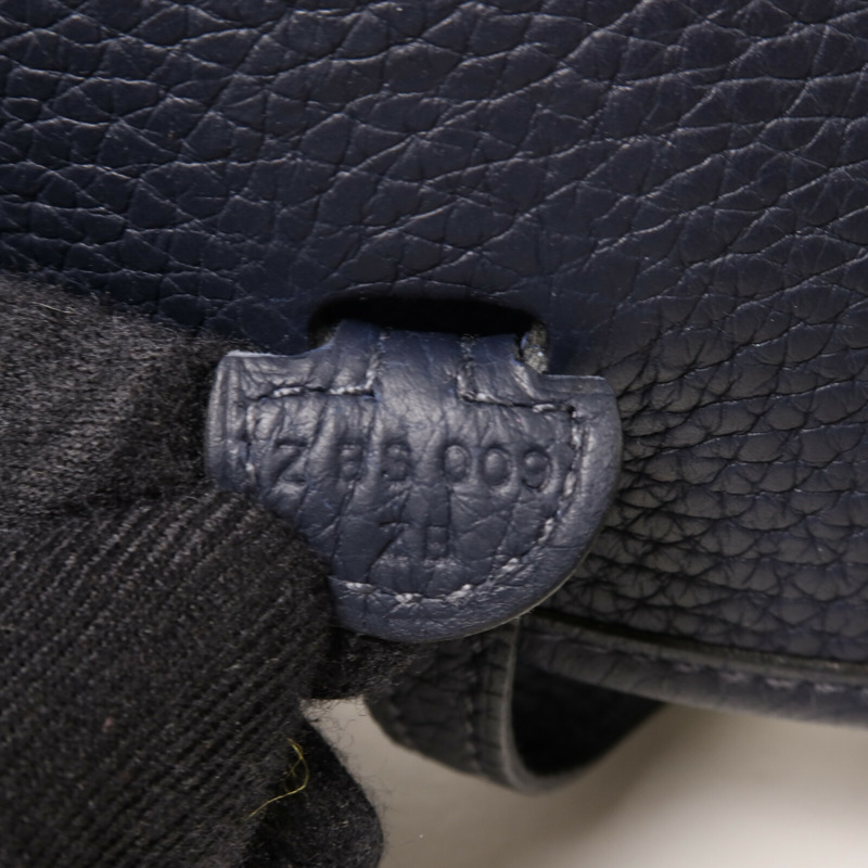 HERMES Clemence皮革Evelyne TPM肩背袋Bleu Nuit-6