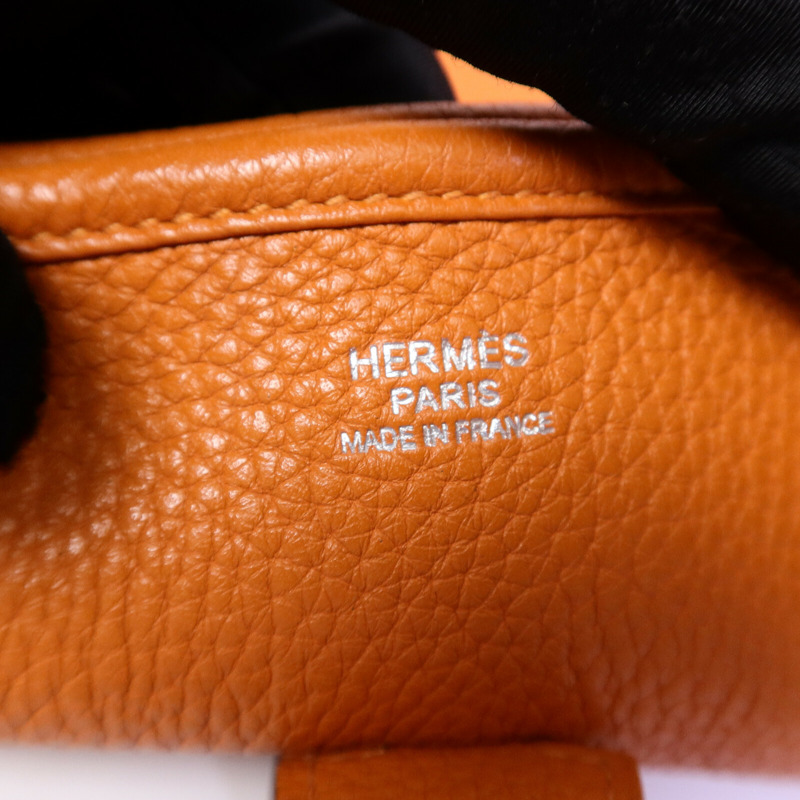 HERMES Clemence皮革Evelyne PM肩背袋-5