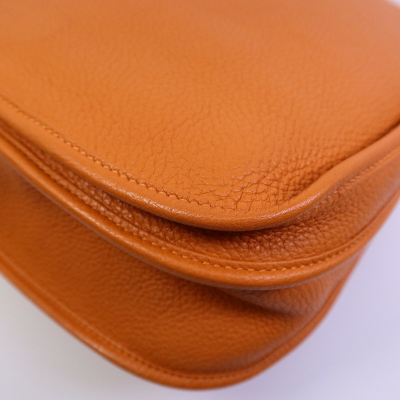 HERMES Clemence皮革Evelyne PM肩背袋-13