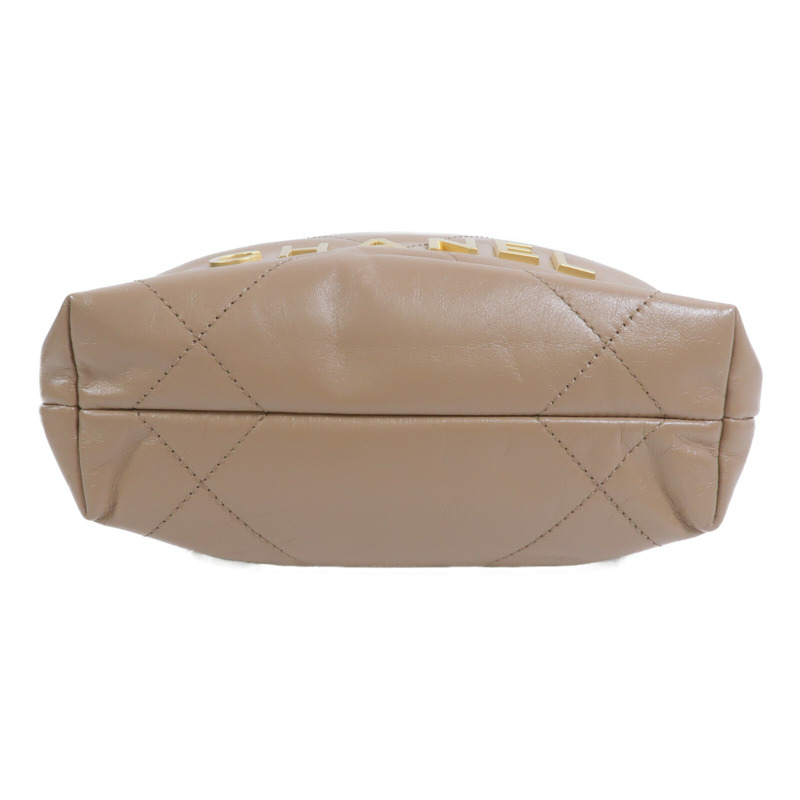CHANEL 牛皮皮革Chanel 22 Mini鏈帶肩背袋-3