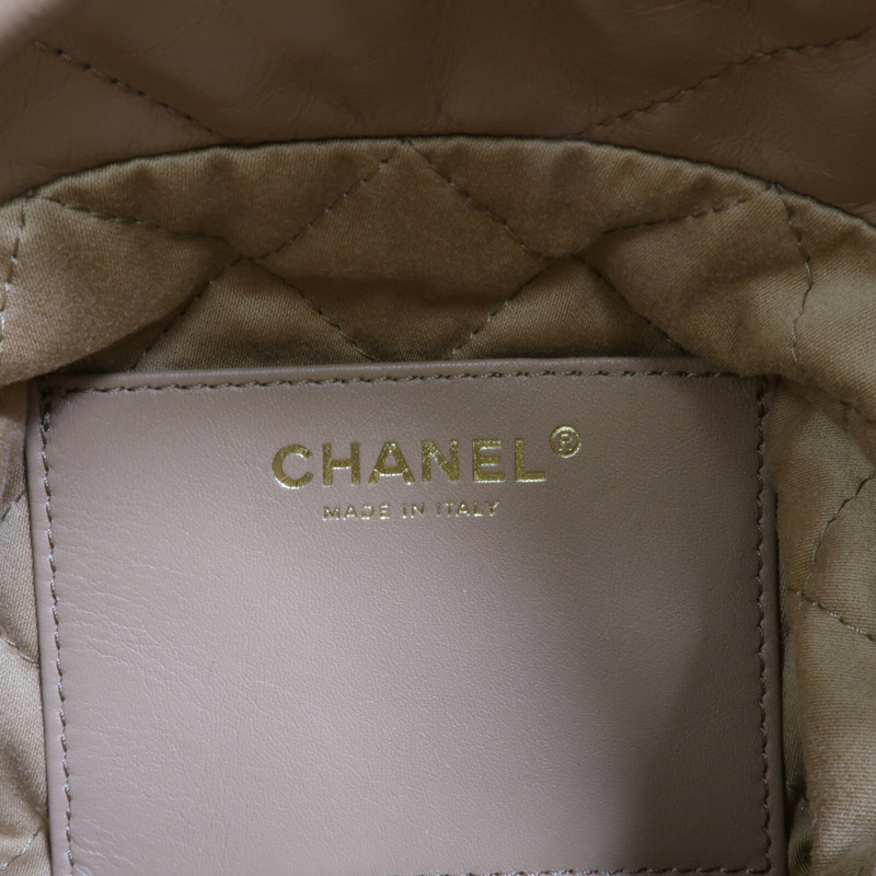 CHANEL 牛皮皮革Chanel 22 Mini鏈帶肩背袋-6