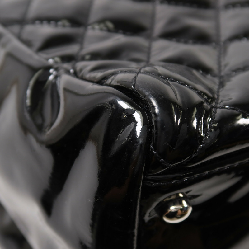 CHANEL 漆皮皮革Chain Shoulder鏈帶肩背袋-13