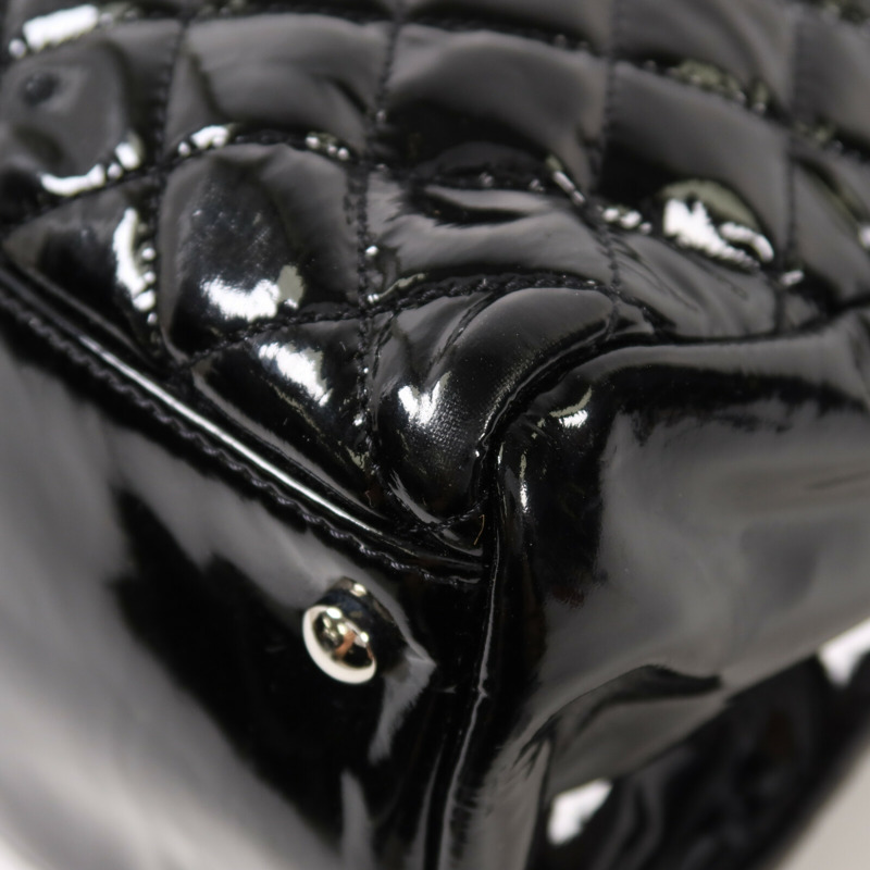 CHANEL 漆皮皮革Chain Shoulder鏈帶肩背袋-14