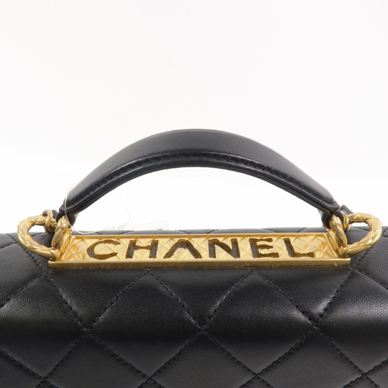 CHANEL 牛皮皮革2way Shoulder Bag手挽肩背兩用袋-6