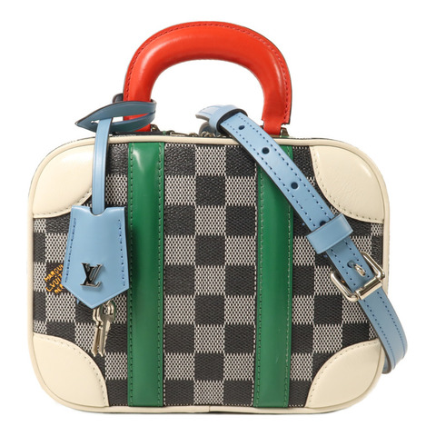 LOUIS VUITTON Damier Valisette BB手挽肩背兩用袋