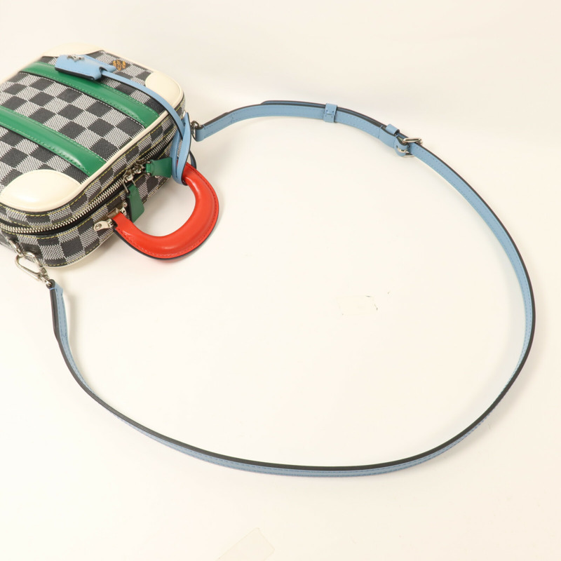 LOUIS VUITTON Damier Valisette BB手挽肩背兩用袋-7