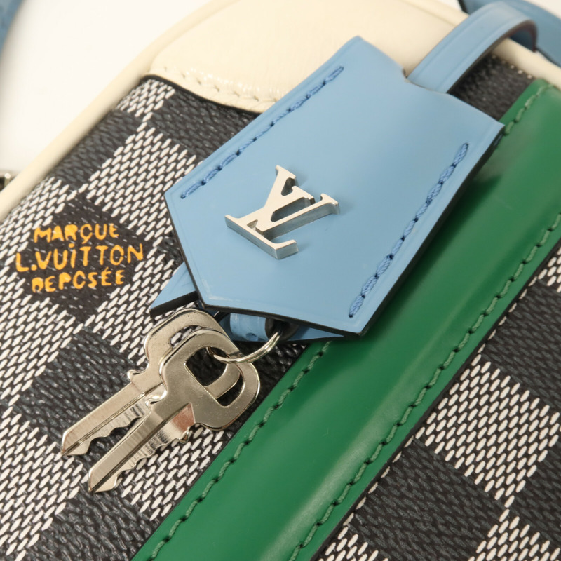 LOUIS VUITTON Damier Valisette BB手挽肩背兩用袋-9