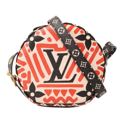 LOUIS VUITTON Monogram Giant Crafty Boite Chapoe Soupe肩背袋