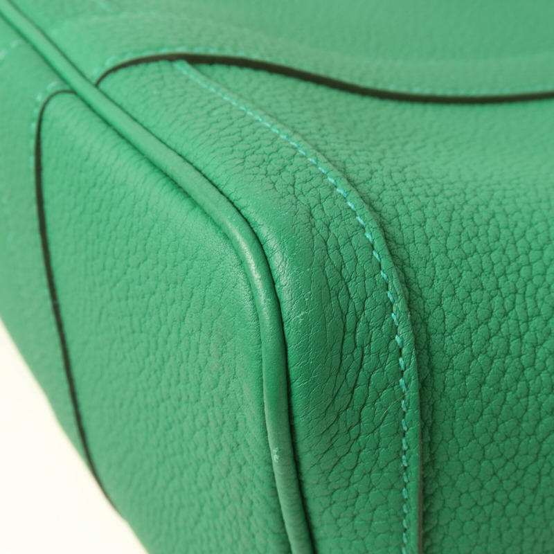 HERMES Negonda皮革Garden Party TPM手挽袋Vert Vertigo-11