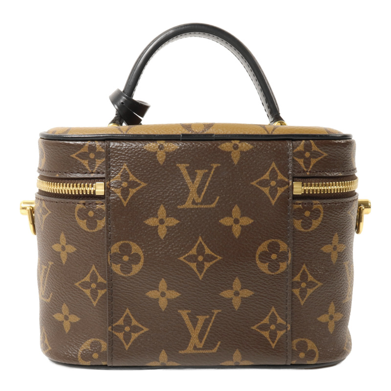 LOUIS VUITTON Monogram Reverse Vanity PM鏈帶手挽肩背兩用袋-1