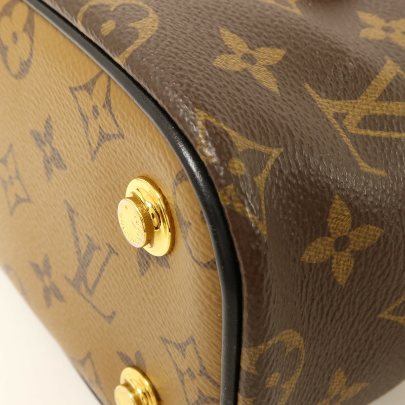 LOUIS VUITTON Monogram Reverse Vanity PM鏈帶手挽肩背兩用袋-8