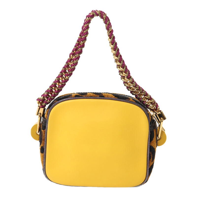 LOUIS VUITTON 牛皮皮革/Chenille Savane Flight鏈帶肩背袋-1