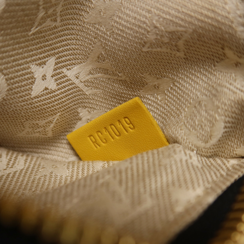 LOUIS VUITTON 牛皮皮革/Chenille Savane Flight鏈帶肩背袋-6