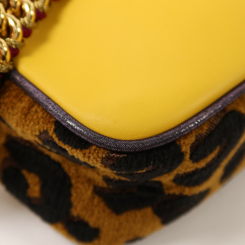 LOUIS VUITTON 牛皮皮革/Chenille Savane Flight鏈帶肩背袋-12