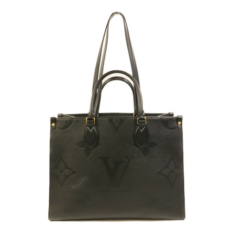 LOUIS VUITTON Monogram Empreinte On The Go MM金扣手挽肩背兩用袋