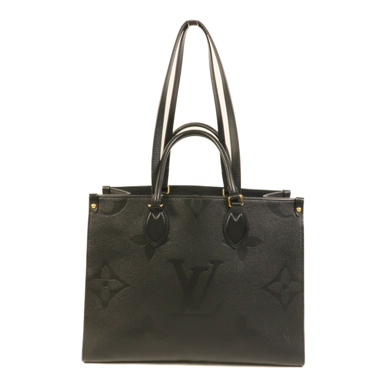 LOUIS VUITTON Monogram Empreinte On The Go MM金扣手挽肩背兩用袋-1