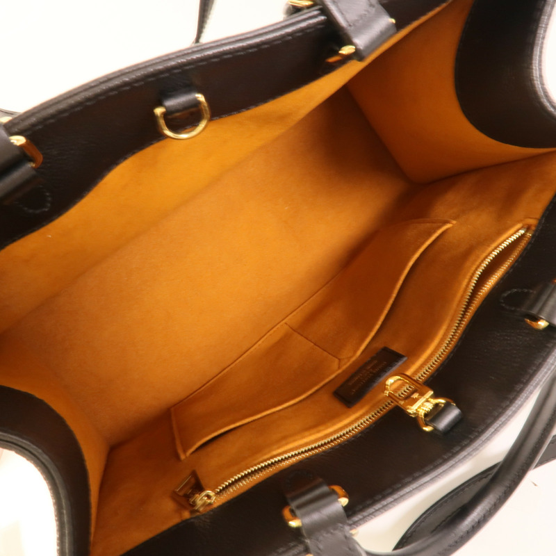 LOUIS VUITTON Monogram Empreinte On The Go MM金扣手挽肩背兩用袋-4