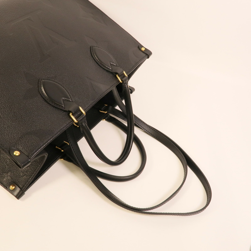 LOUIS VUITTON Monogram Empreinte On The Go MM金扣手挽肩背兩用袋-5