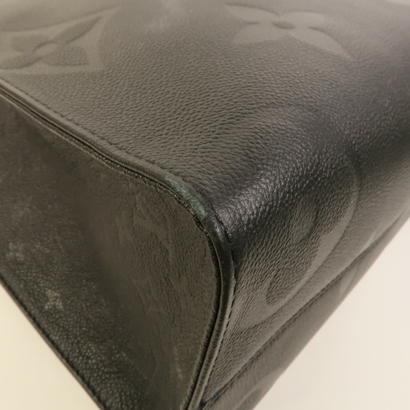 LOUIS VUITTON Monogram Empreinte On The Go MM金扣手挽肩背兩用袋-9