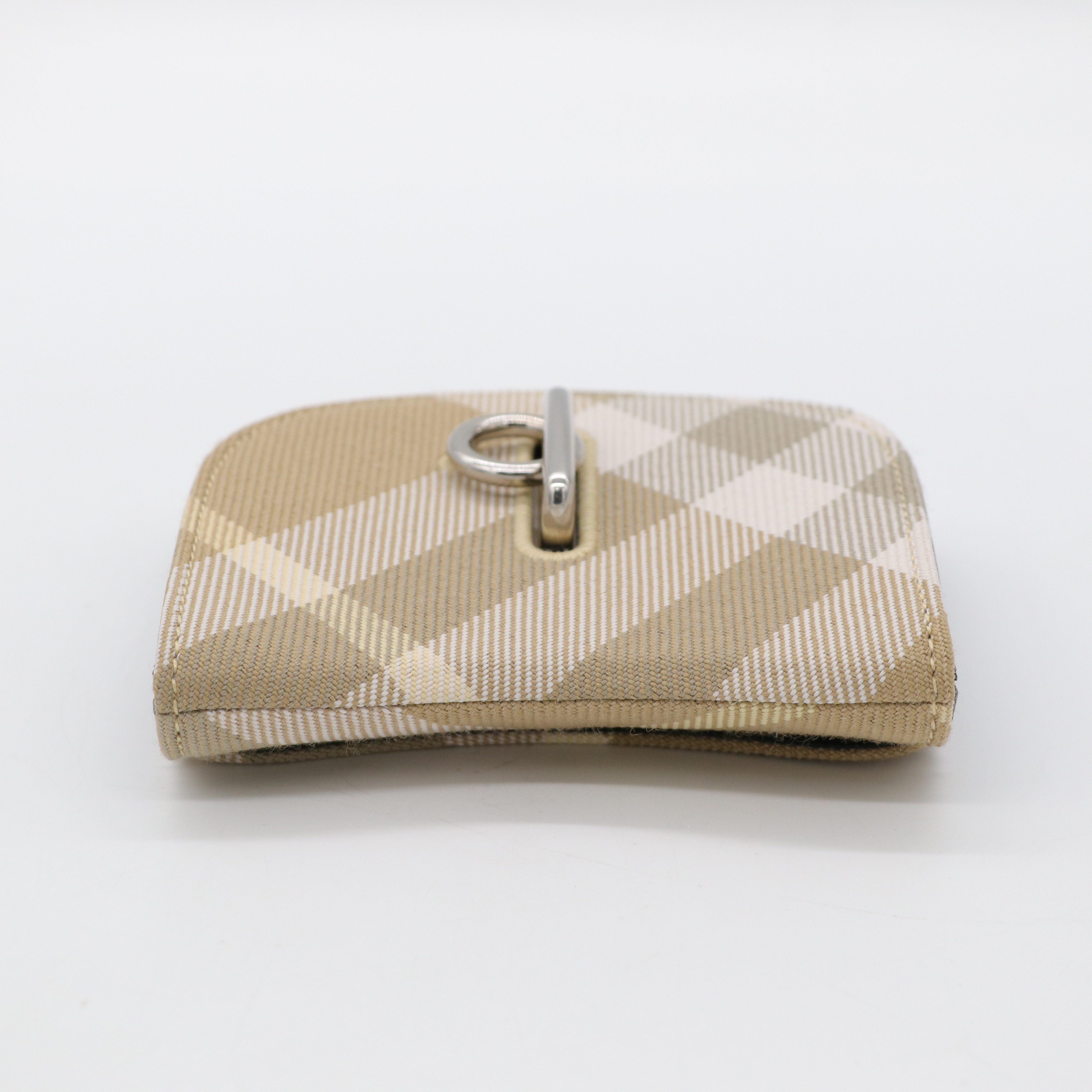 BURBERRY Rocking Horse 格紋 卡其 短夾-4