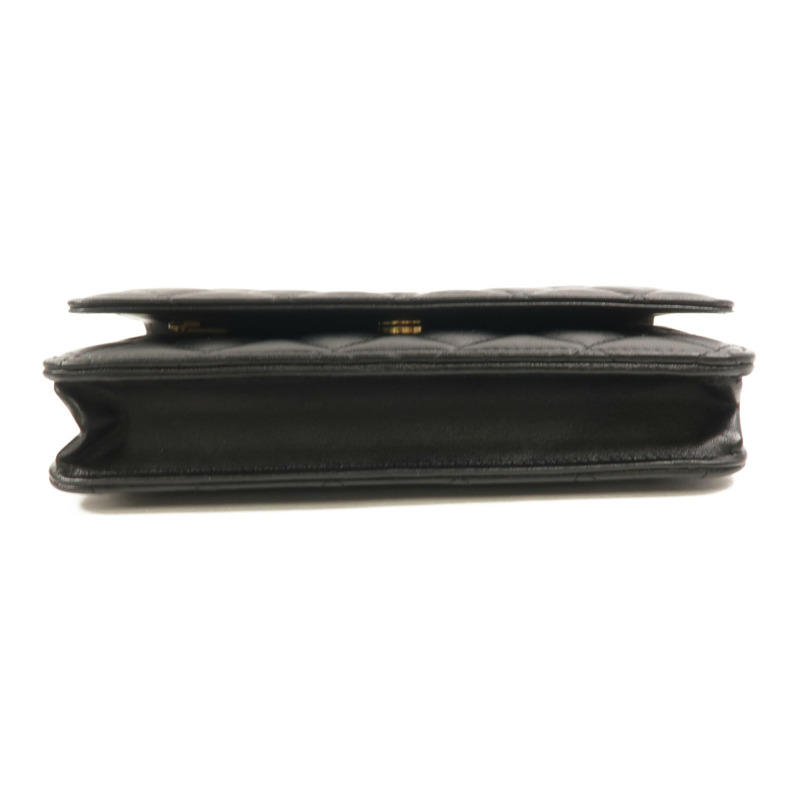 CHANEL 羊皮皮革WOC Wallet On Chain鏈帶肩背袋-3