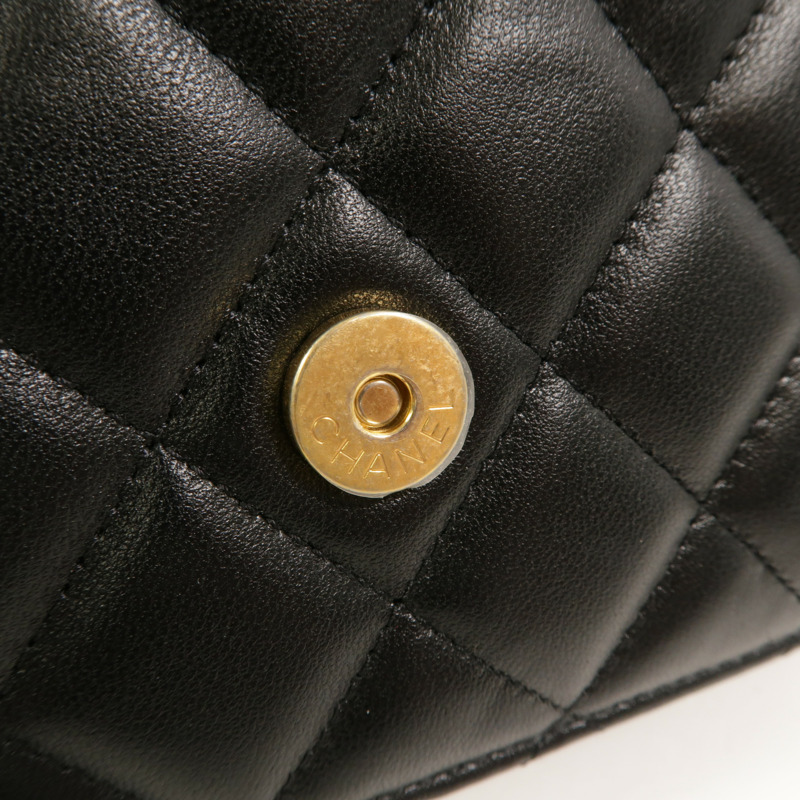 CHANEL 羊皮皮革WOC Wallet On Chain鏈帶肩背袋-15