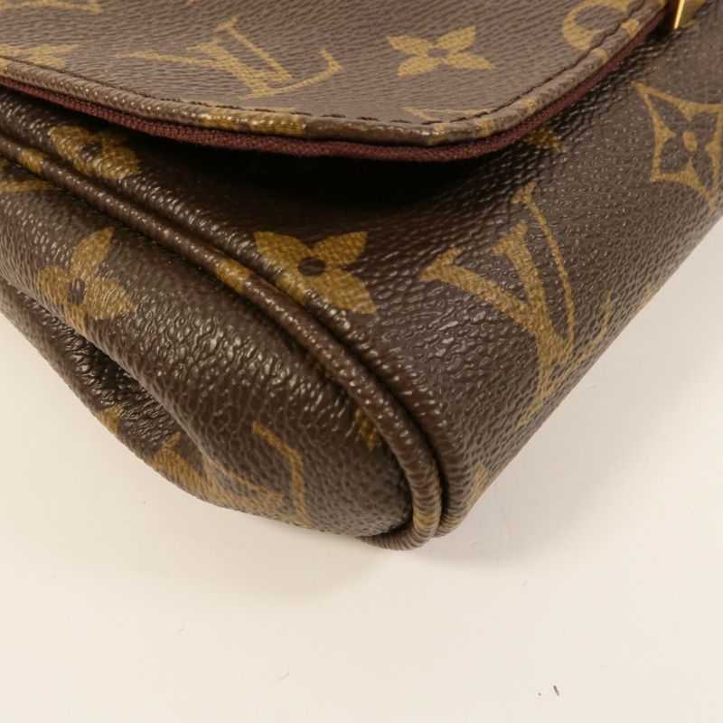 LOUIS VUITTON Monogram Favourite PM金扣手挽肩背兩用袋-9
