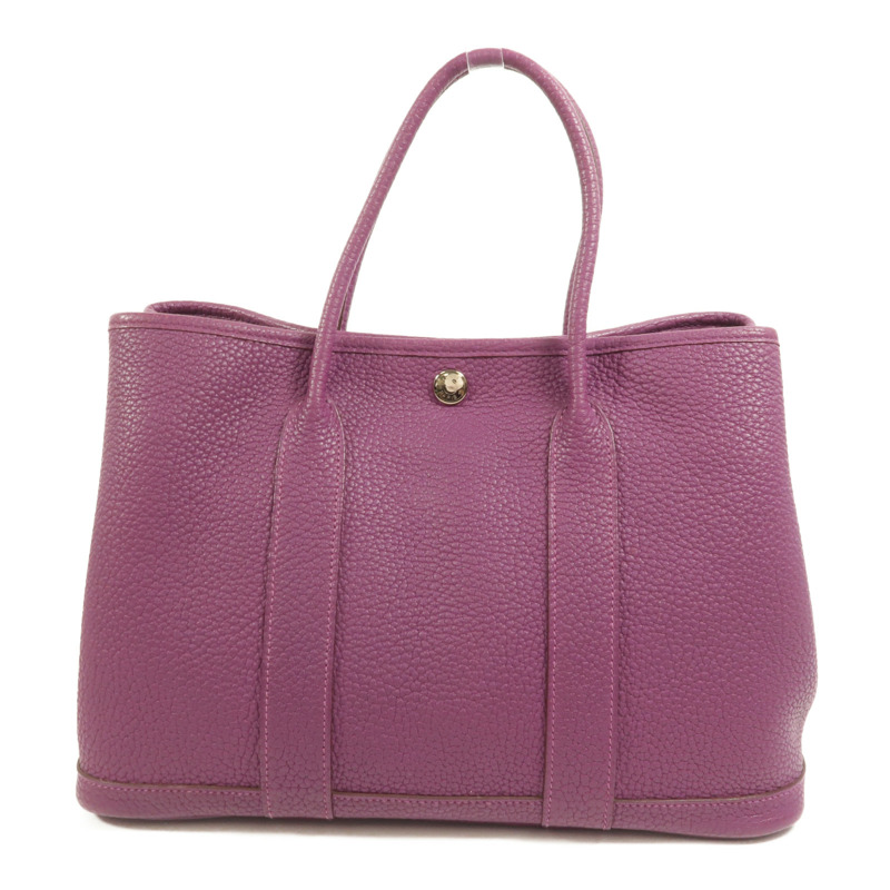 HERMES Clemence皮革Garden Party TPM手挽袋Anemone-1
