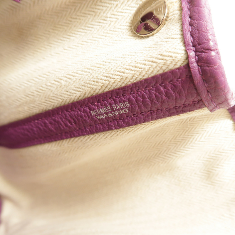 HERMES Clemence皮革Garden Party TPM手挽袋Anemone-5