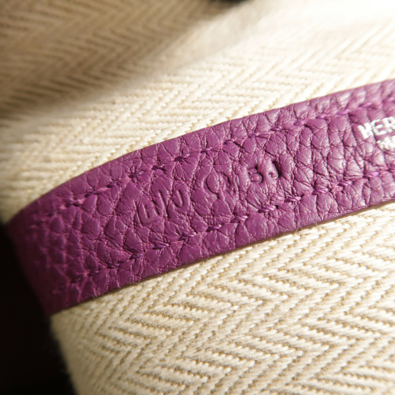 HERMES Clemence皮革Garden Party TPM手挽袋Anemone-6