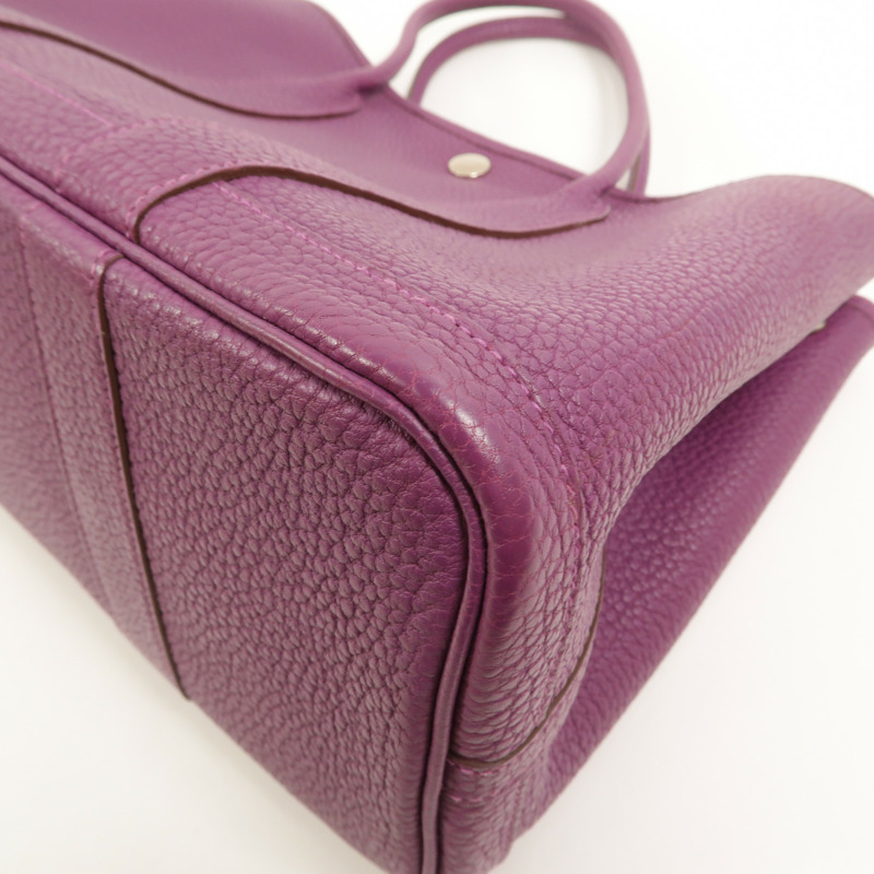 HERMES Clemence皮革Garden Party TPM手挽袋Anemone-9