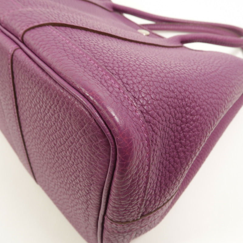 HERMES Clemence皮革Garden Party TPM手挽袋Anemone-11