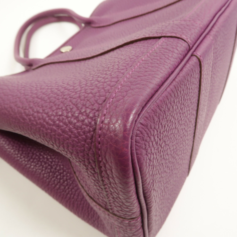 HERMES Clemence皮革Garden Party TPM手挽袋Anemone-12