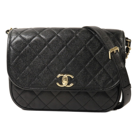 CHANEL 牛皮皮革Chain Shoulder鏈帶肩背袋