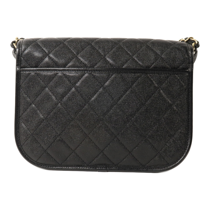 CHANEL 牛皮皮革Chain Shoulder鏈帶肩背袋-1