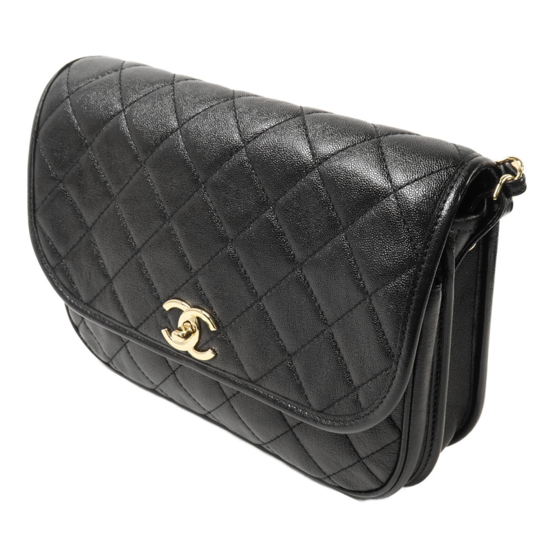 CHANEL 牛皮皮革Chain Shoulder鏈帶肩背袋-2