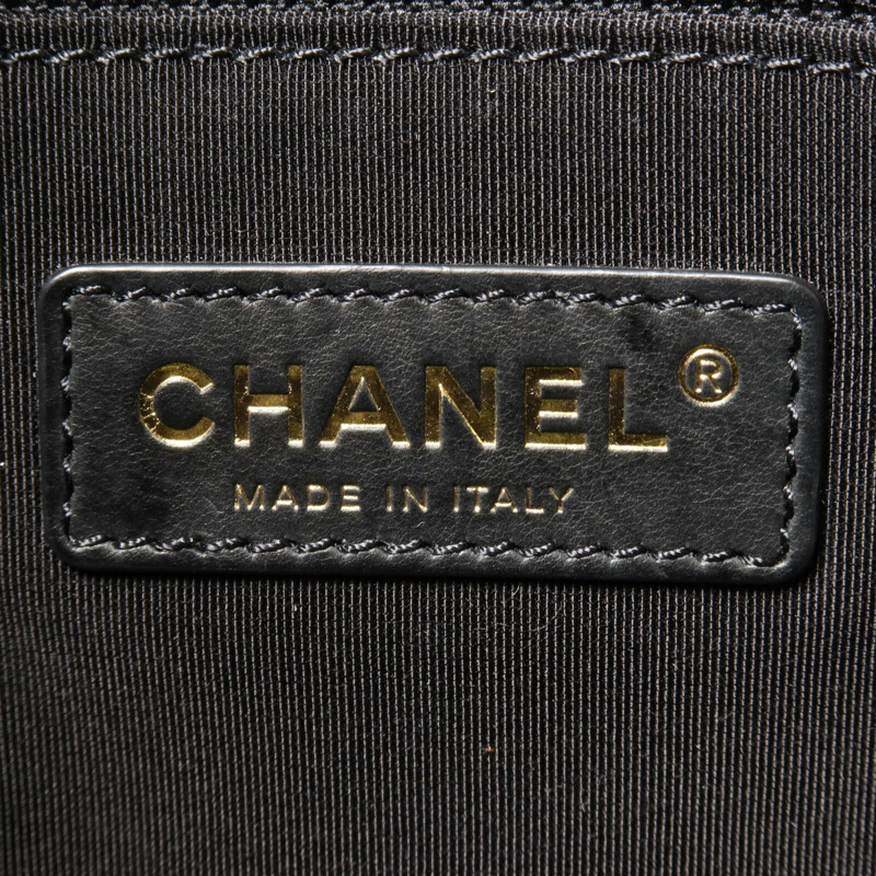 CHANEL 牛皮皮革Chain Shoulder鏈帶肩背袋-5