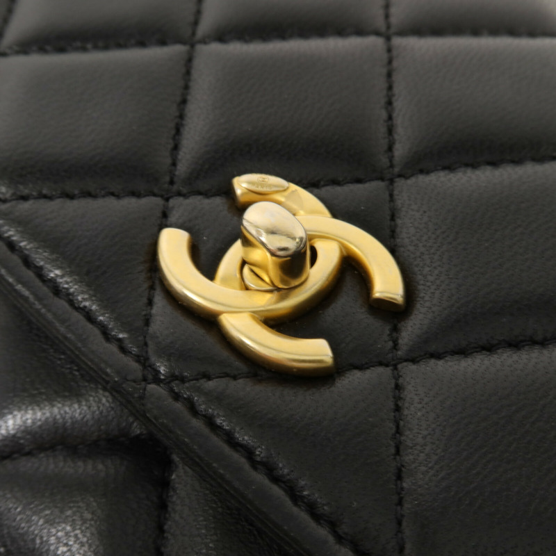 CHANEL 羊皮皮革Wallet On Chain鏈帶肩背袋-10