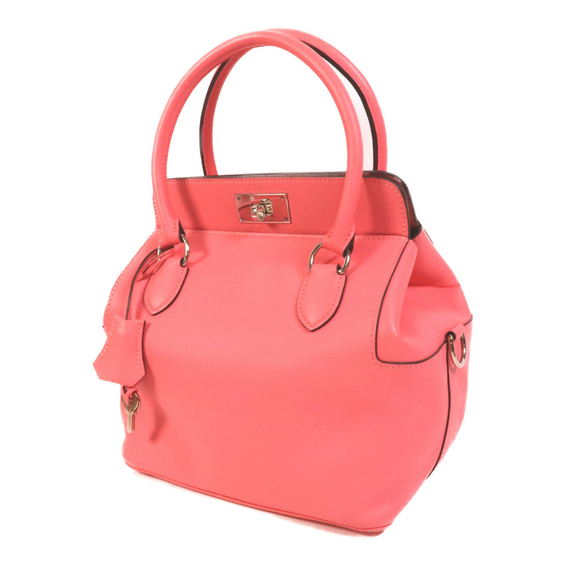 HERMES Swift皮革Tool Box 20手挽肩背兩用袋Rose Azalee-2