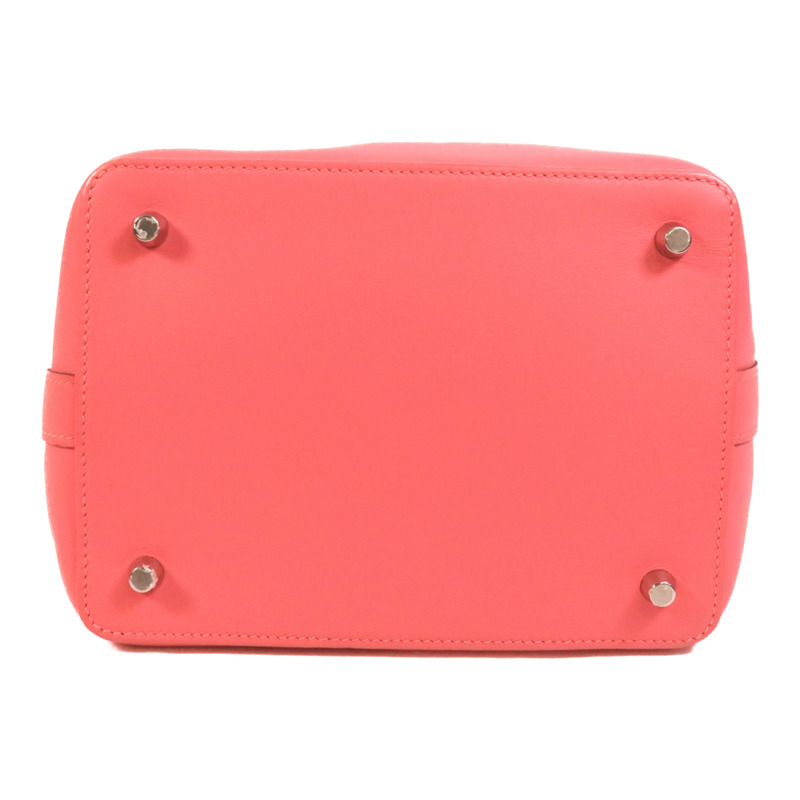 HERMES Swift皮革Tool Box 20手挽肩背兩用袋Rose Azalee-3