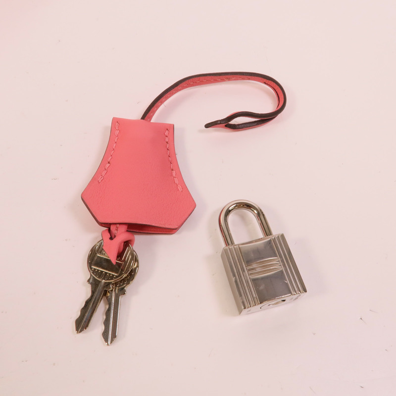 HERMES Swift皮革Tool Box 20手挽肩背兩用袋Rose Azalee-8