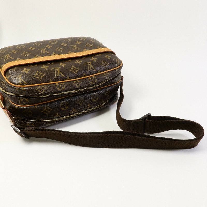 LOUIS VUITTON Monogram Reporter PM肩背袋-8