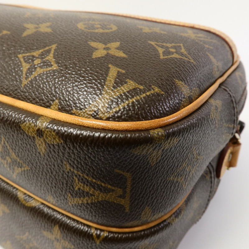 LOUIS VUITTON Monogram Reporter PM肩背袋-10