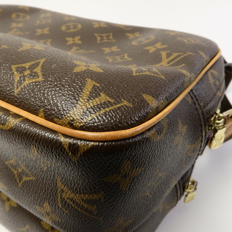 LOUIS VUITTON Monogram Reporter PM肩背袋-12