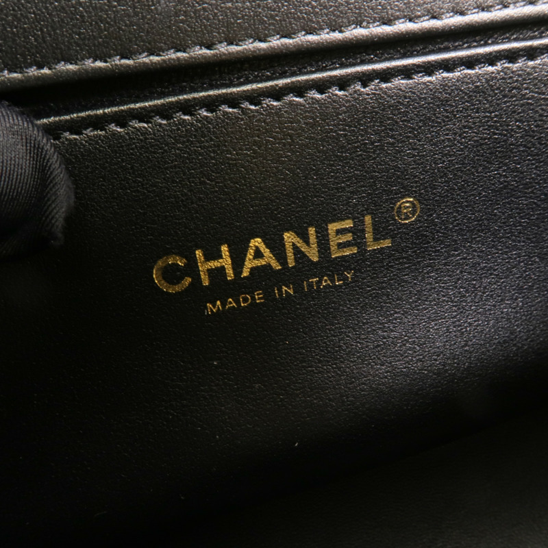 CHANEL 羊皮皮革Boy 20鏈帶肩背袋-8