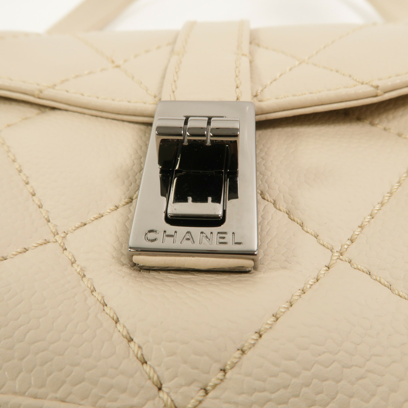 CHANEL 牛皮皮革Quilted Mademoiselle Flap手挽袋-8